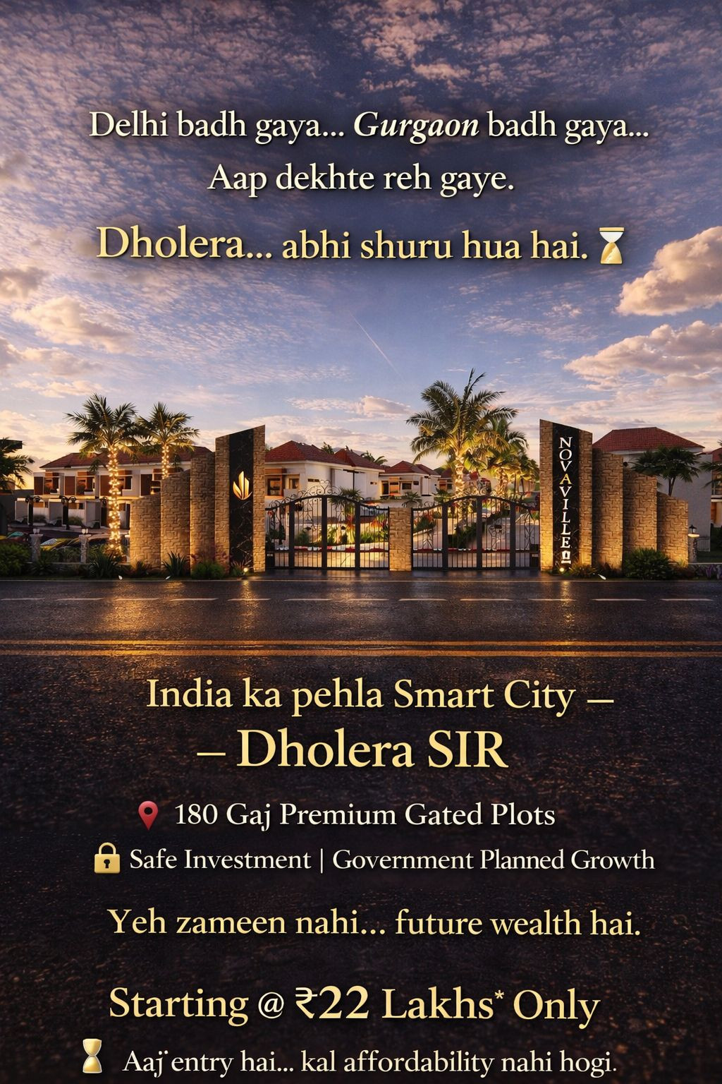 Dholera Smart City is one of India's most promising investment destinations with…