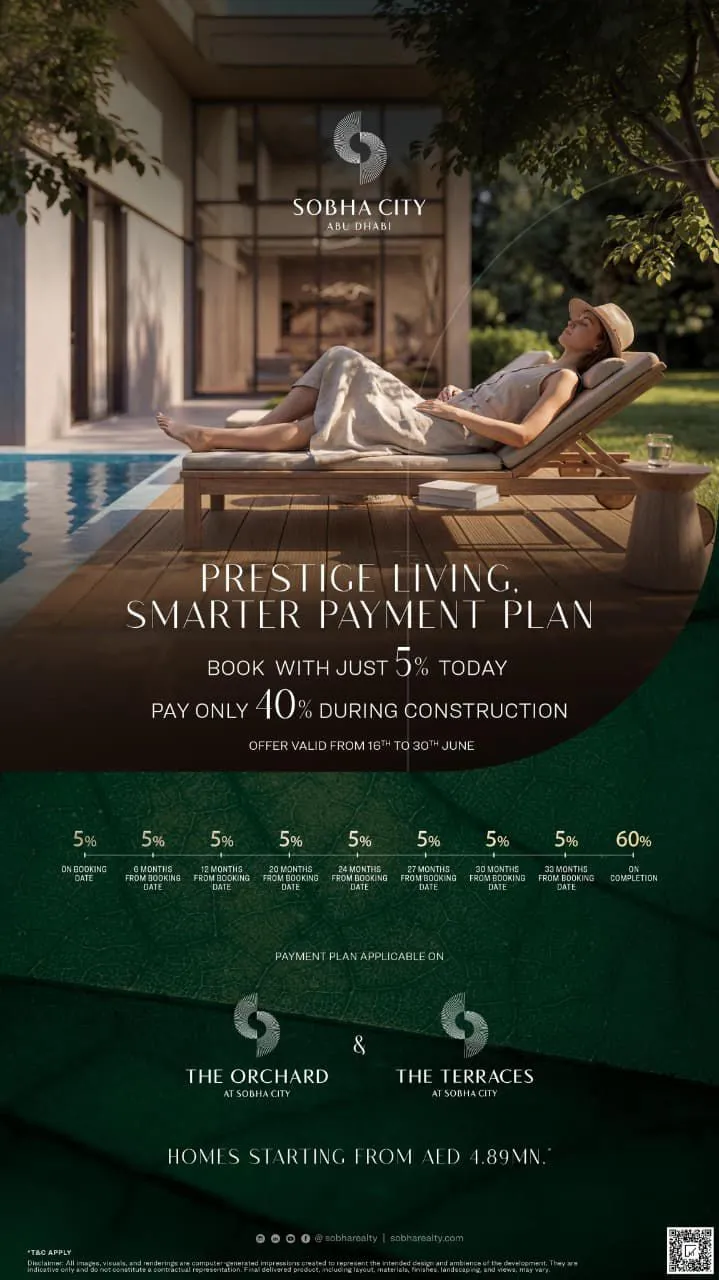 Now avail the offer of owning Sobha City at just 5% payment and the rest during…