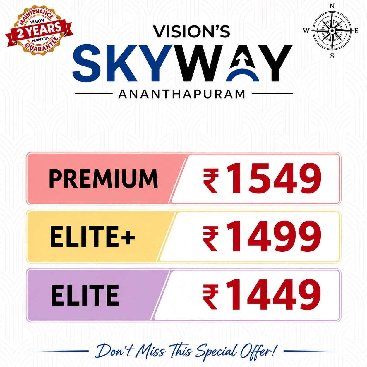 Your next smart investment starts here. ✨

Welcome to Vision’s Skyway—a premi…
