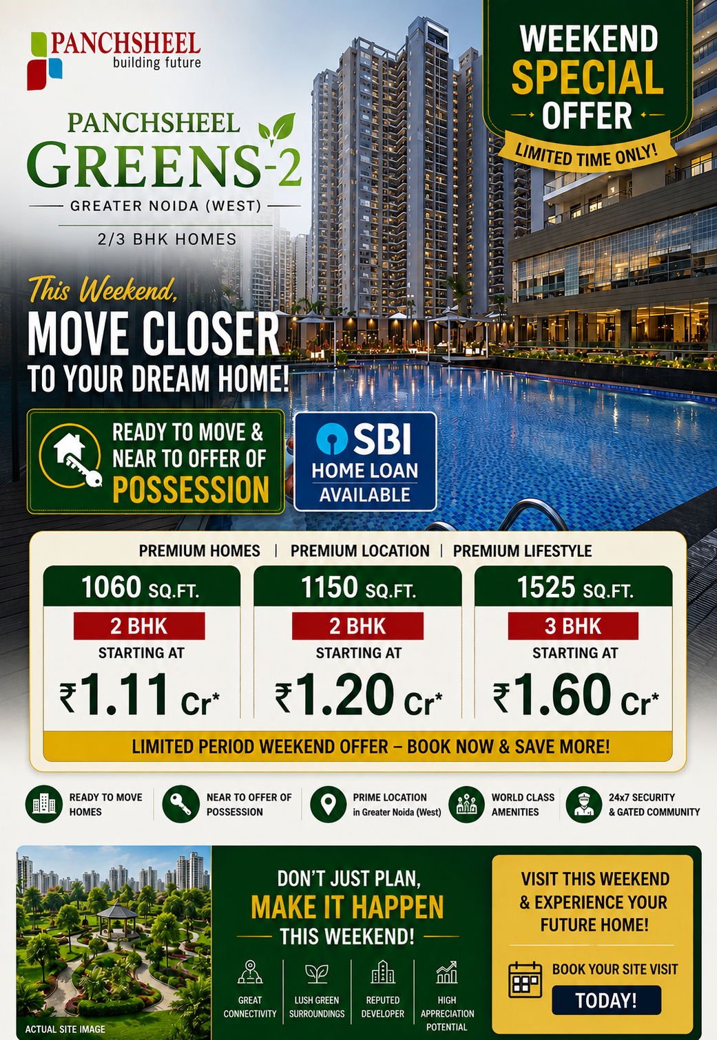 Welcome to Panchsheel Greens 2, Sector 16B, Greater Noida West — a thoughtfully…
