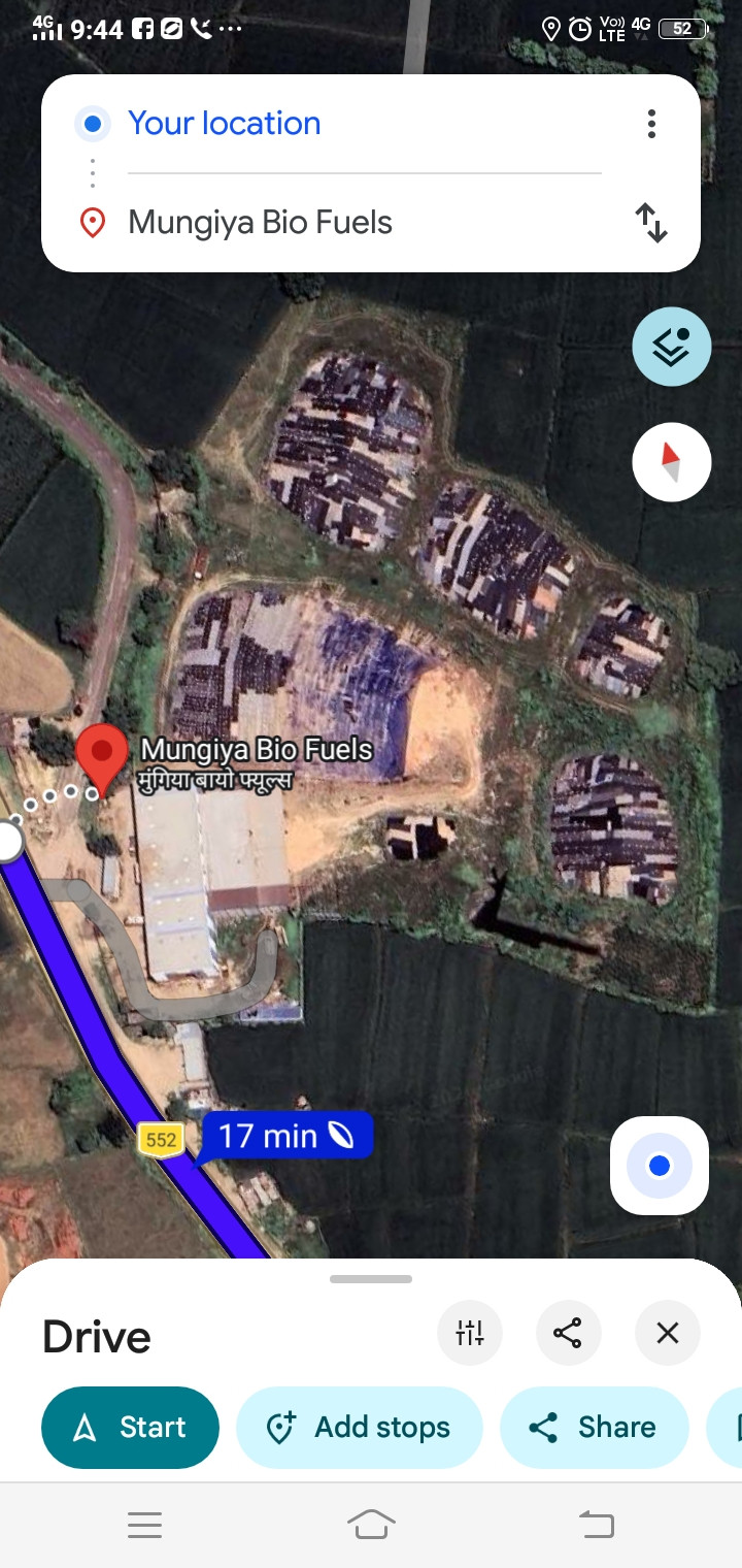 Biogas plant for sale, located on 24 bighas of land, directly connected to NH-55…