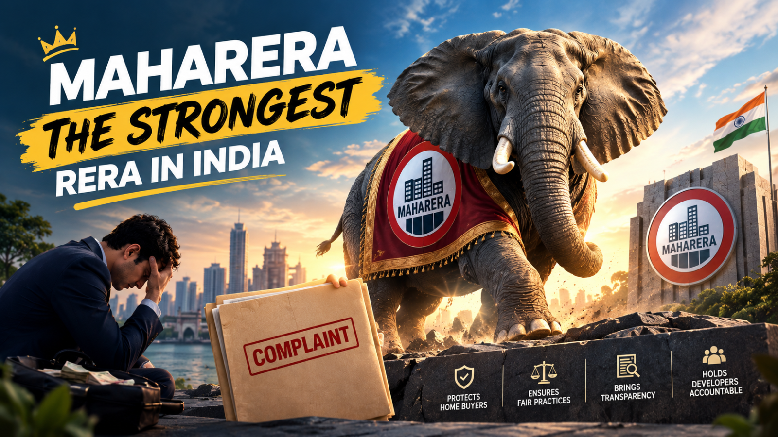 MahaRERA Flexes Its muscle: Agent ordered to honor written brokerage commitment...