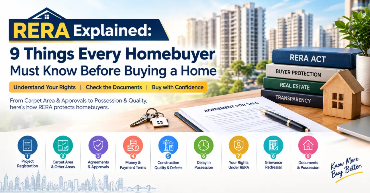 RERA Carpet Area Explained: How Apartment Areas Are Calculated & How RERA Protec...